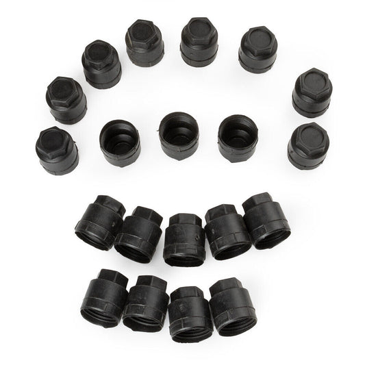 for Buick for Chevrolet Camaro for GMC New Set of 20 Black Lug Nut Covers Cap 10028614 Q