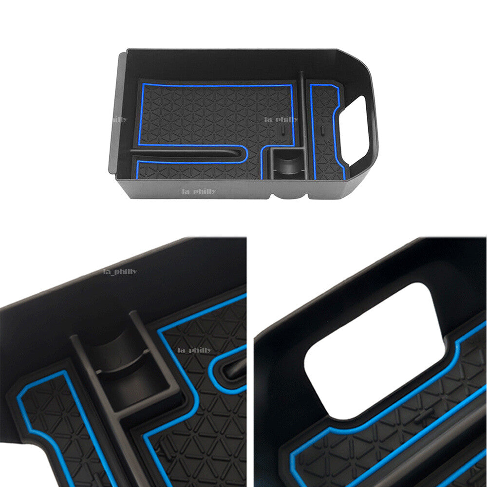 Blue for Toyota RAV4 19-2020 BOX Center Console Organizer Holder ABS Accessories Q