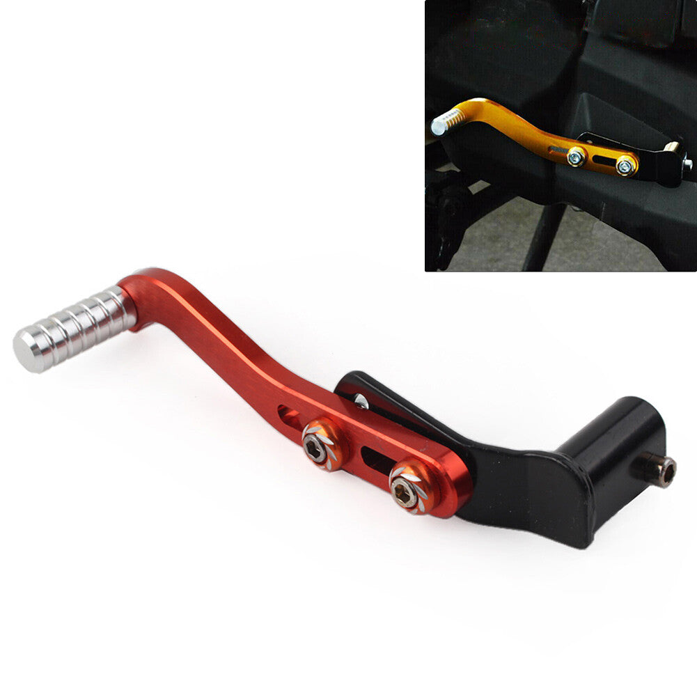 Universal Motorcycle CNC Aluminum Gear Shift Lever Footrest Pedal Shifter Orange Q