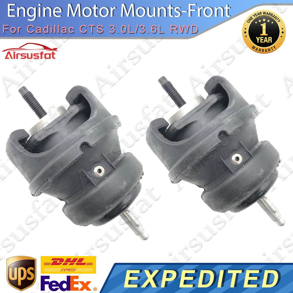 2x Fit for Cadillac CTS 3.0L/3.6L RWD 2008-2014 Front LR Motor Mount 22783392