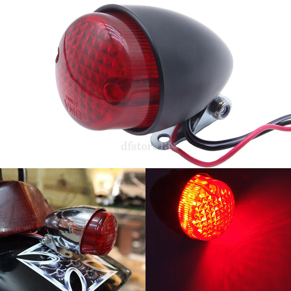 Motorcycle brake lights, running turn signals, and taillights suitable for Harley Cafe Racer LED