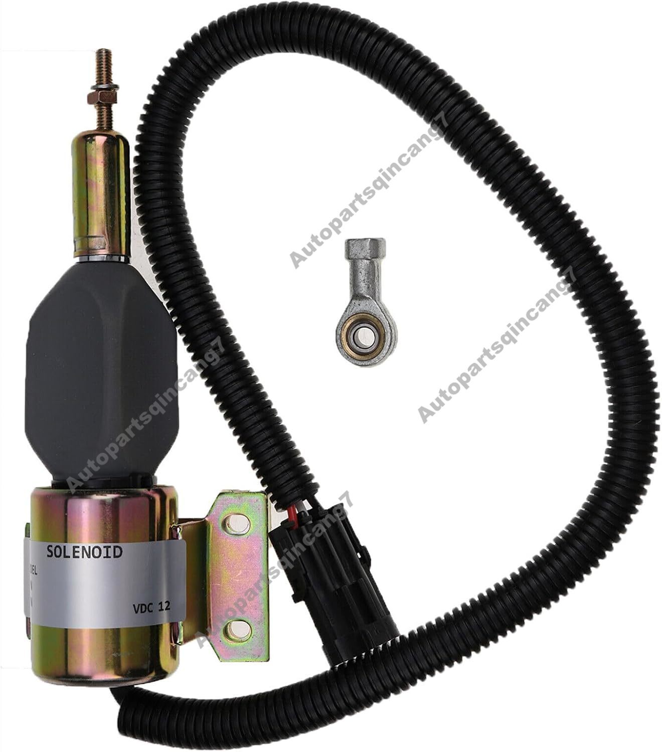 12V Stop Solenoid 3935429 for Engine 6BT CASE Sprayer 3185 SPX3200B