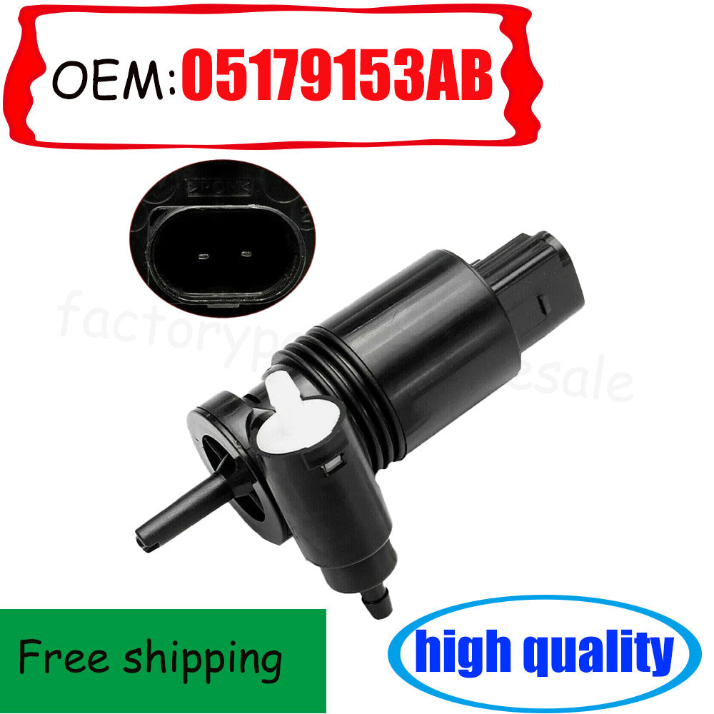 Windshield Washer Pump Kit Fit for Chrysler for Dodge for Jeep for Wrangler 05179153AB New n