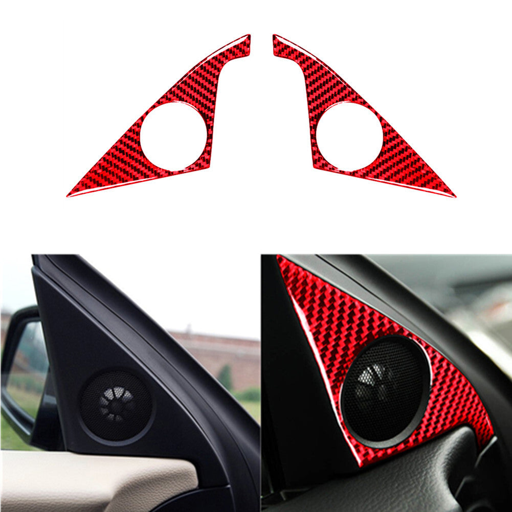 Gear Shift Frame Trim Cover Decoration Carbon Fiber for VW Touareg 2011-2018 v