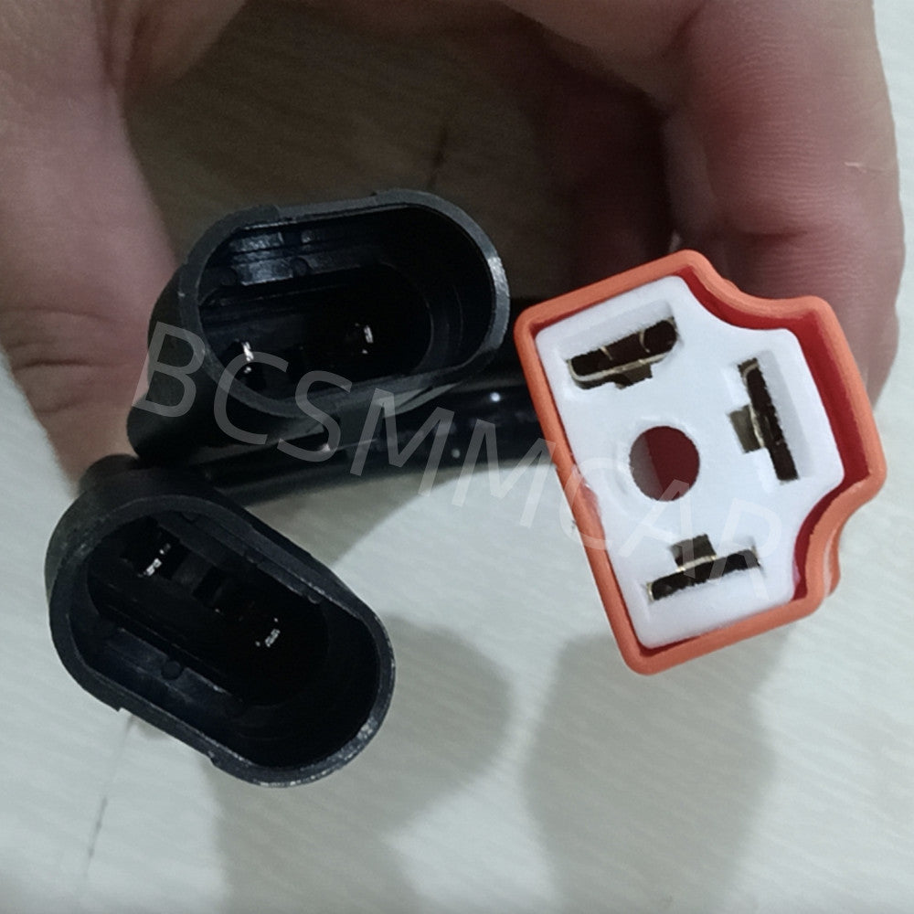 100W To H4 Headlight Bulb Conversion Harness Connector Plug Wire Adapter 2Pcs Q