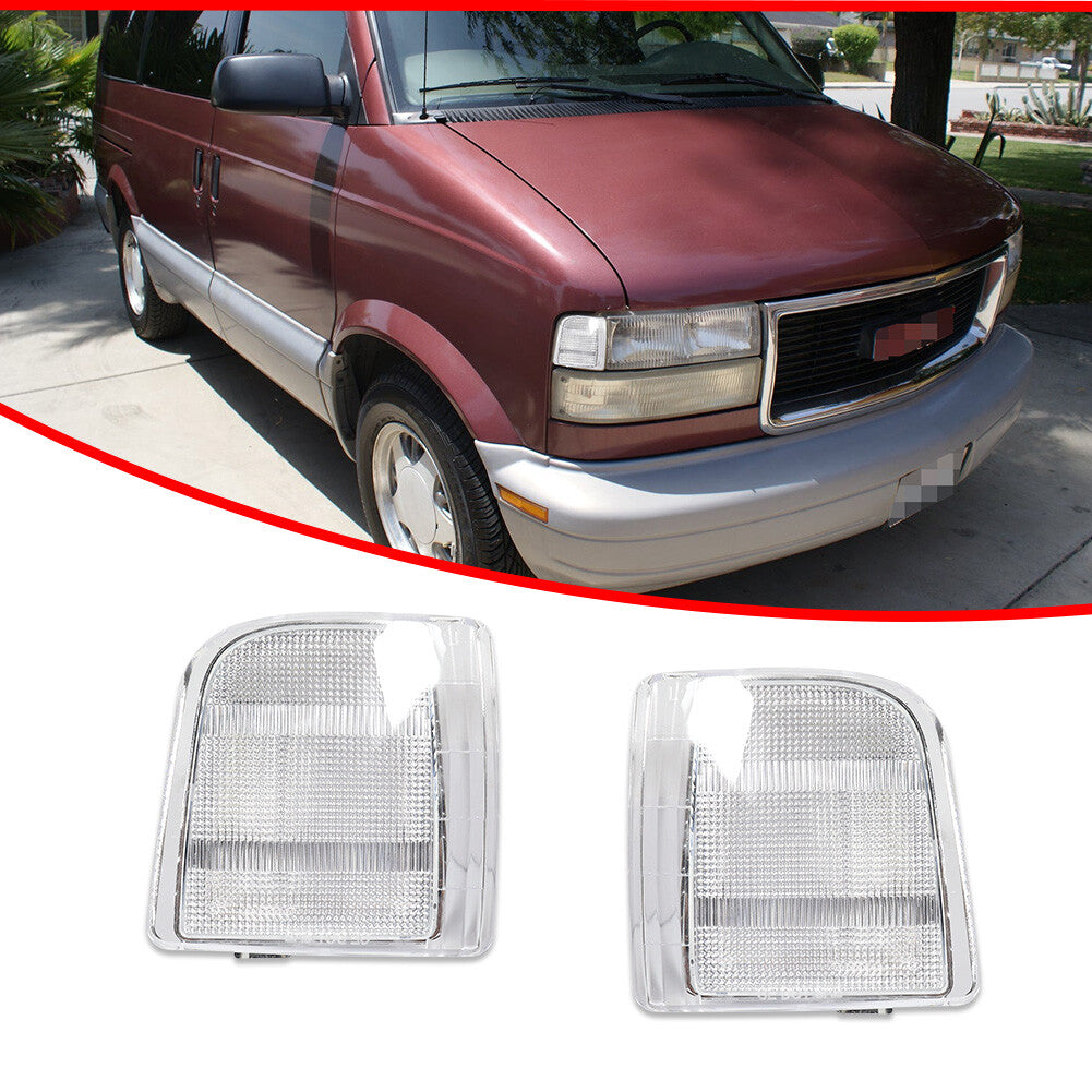 Suitable for Astro corner lights 1995-2005 driver and passenger side facing transparent lens- v