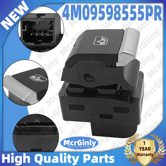 Power window switch 4M09598555PR suitable for A4, A5, Q5, Q7, Q8, RS4, RS5, RSQ8 4M0959855- n