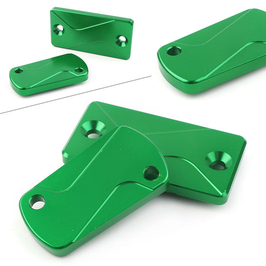 Front Rear Brake Reservoir Fluid Cover Cap fit for Kawasaki KLX125 KX250F KX450F Q