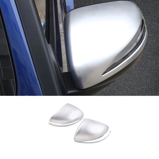 Cover Decor Trim ABS Side Rearview Mirror for Benz GLE GLS 2020-23 Matte Silver