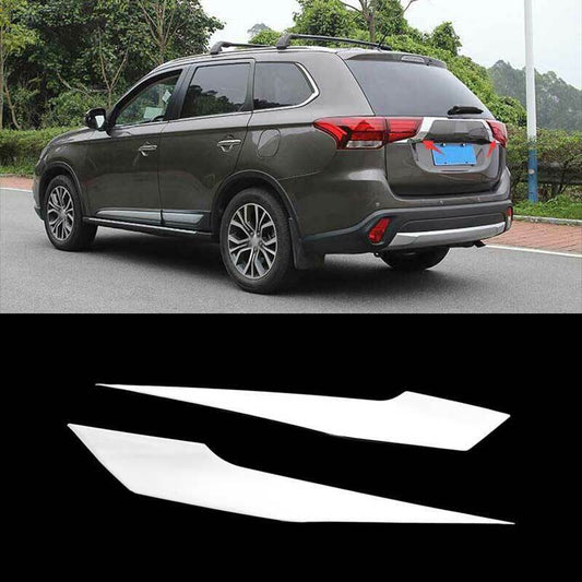 for Mitsubishi Outlander 16-2021 Chrome Steel Rear Tailgate Trunk Lid Cover Trim