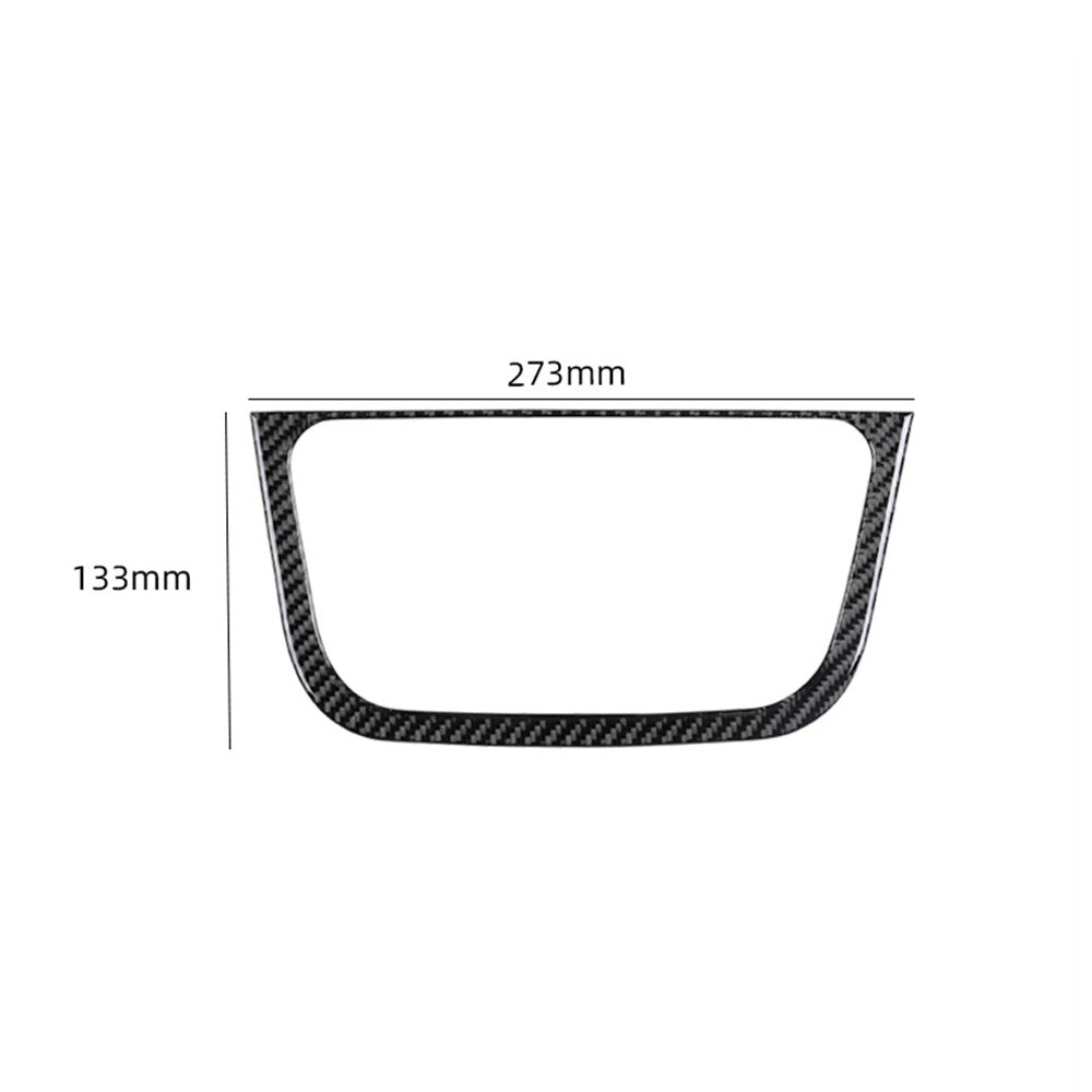 Carbon Fiber Copilot Dashboard Panel Cover Trim for Dodge Charger 2015-2020 v