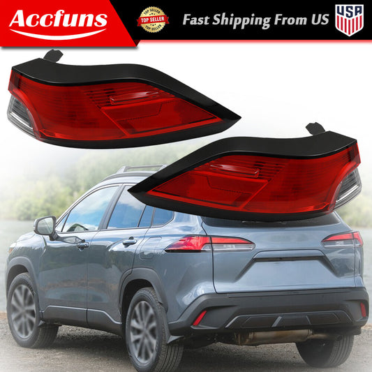 Suitable for 2022-2023 for Corolla Cross XLE LH+RH taillight replacement for LEDs. n