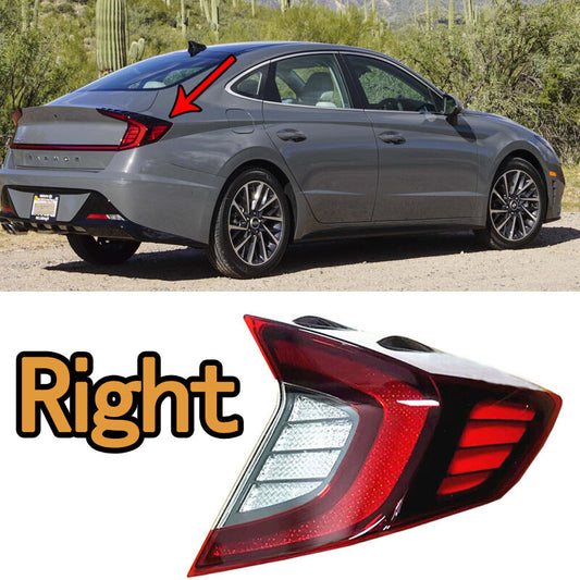 for Hyundai Sonata 10th 2020-2021 Halogen Right Tail Light Brake Signal Lamp