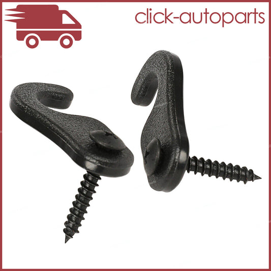 2x Sun Visor Clips+Screws Set Fits for Jeep 2018  er JK JL JT Gladiator for Wrangler Q