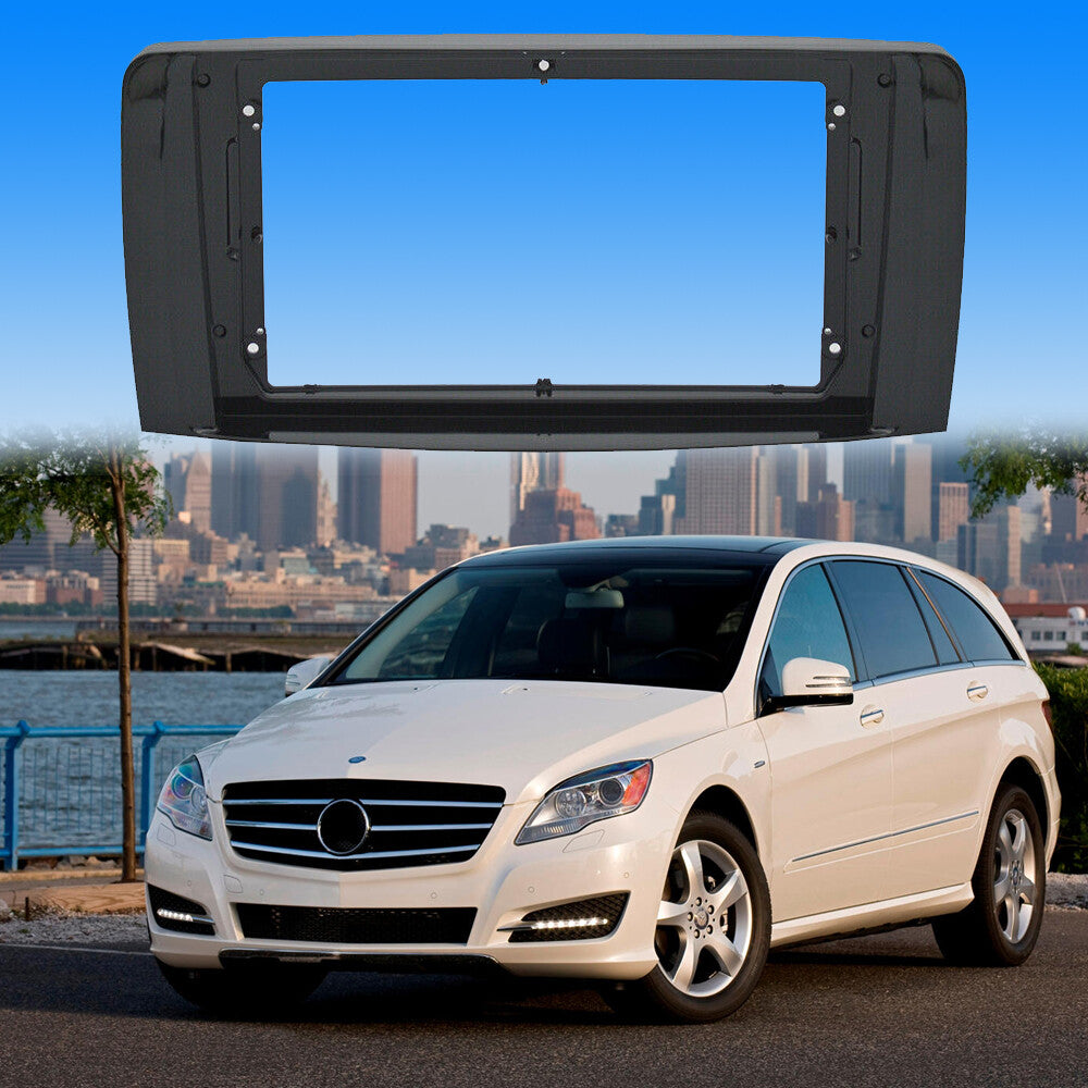 Fascia car stereo radio panel dashboard frame 9-inch for 07-11 R-Class R300- n