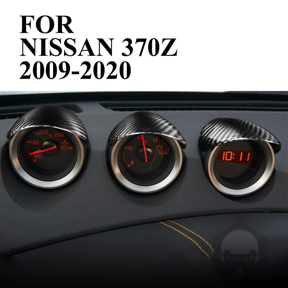 3 Carbon Fiber Interior Instrument Panel Covers for 370Z - Parts n