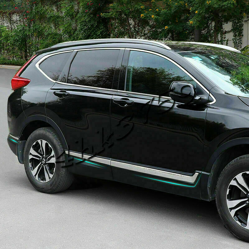 for Honda CRV CR-V 2017-22 Chrome Side Door Body Moulding Bar Protector Strip 6X