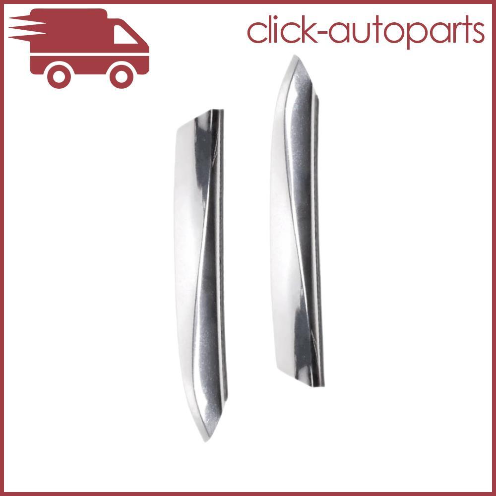 2x Front LH  RH Side Bumper Insert Molding Trim Chrome Fits for XF 2016-2020