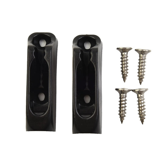 Self-locking Rope Rope Screw Bolt Diameter 3mm Self-locking Cord 2Pcs Black