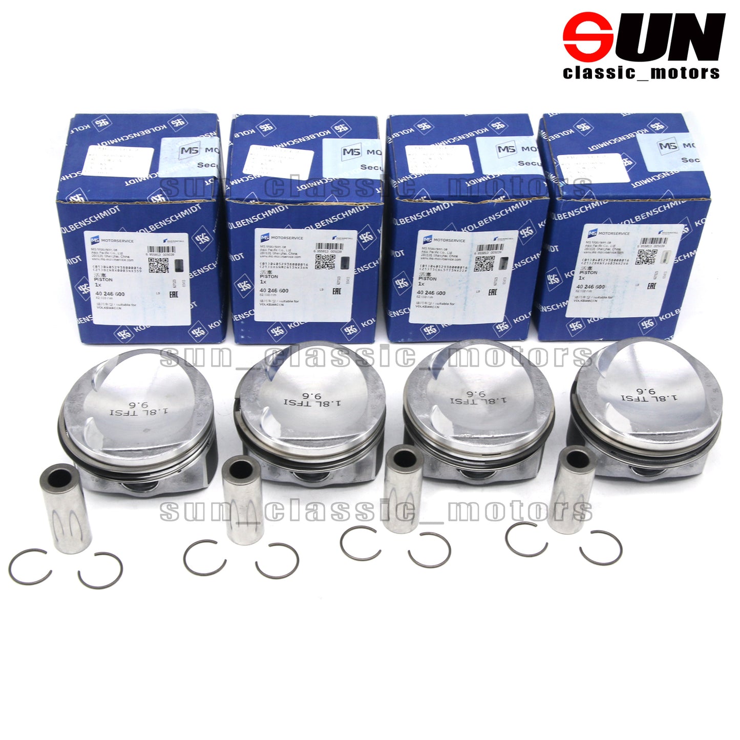 Engine cylinder rebuild and overhaul kit suitable for Audi A3 A4 1.8 TFSI CDAA CDHA CDHB-