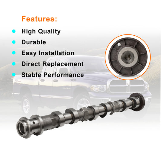 Left Side Exhaust Camshaft 5184377AE for CHRYSLER for DODGE for CHALLENGER for JEEP for RAM New