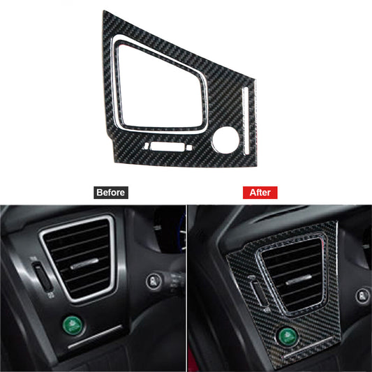 Carbon Fiber L & R Air Vent Cover Trim for Land Rover Discovery Sport 2015-2019 v