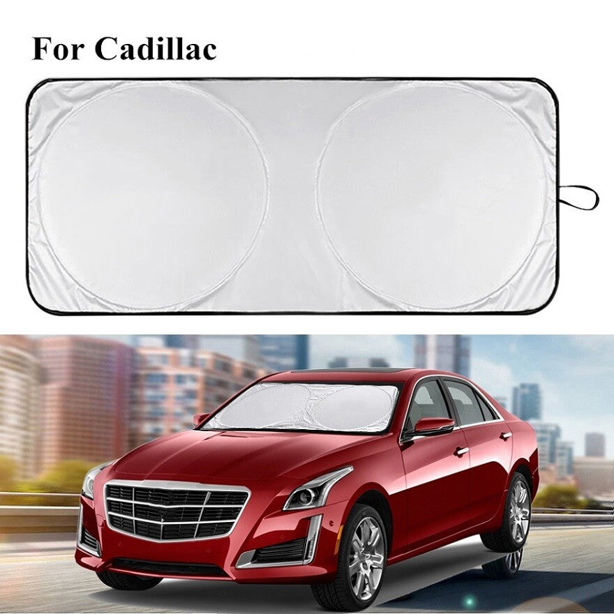 Suitable for Cadillac automotive parts, large windshield sunshade UV protection cover - n