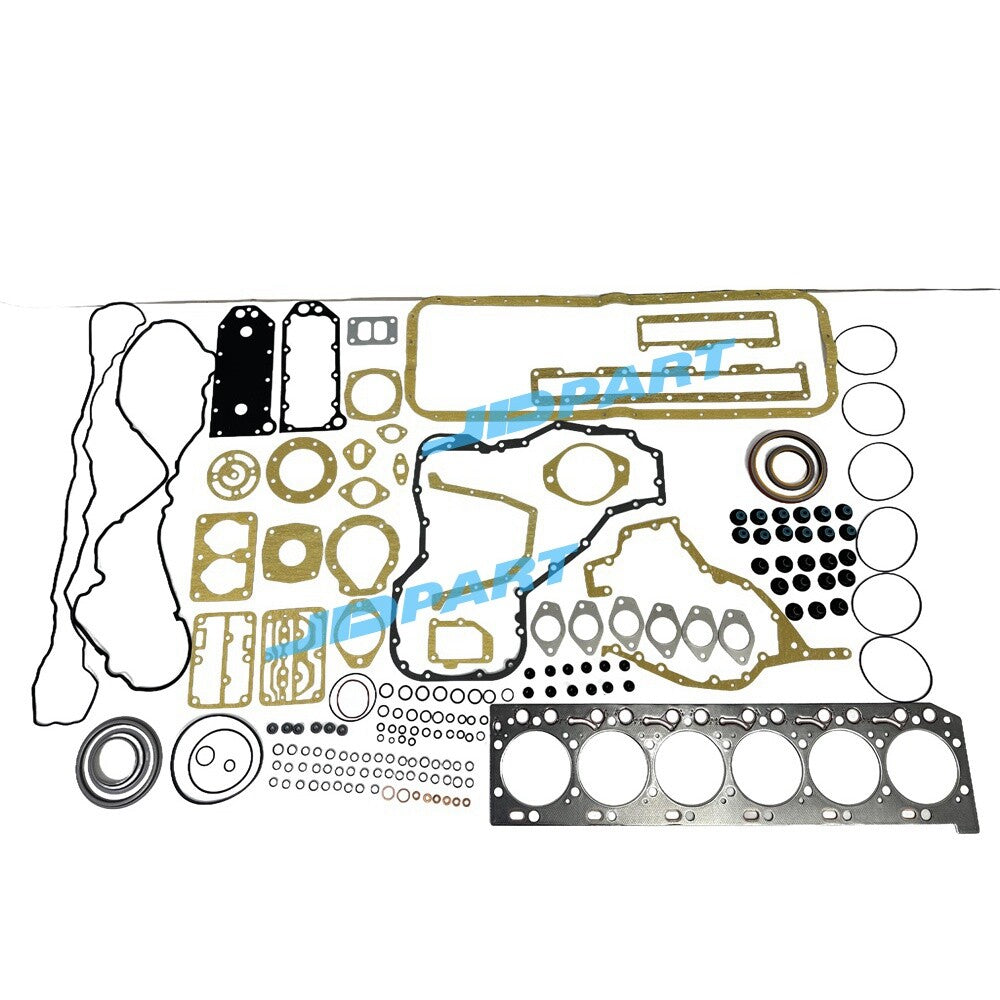 6-Carat full gasket kit with head gasket for excavator engine parts -