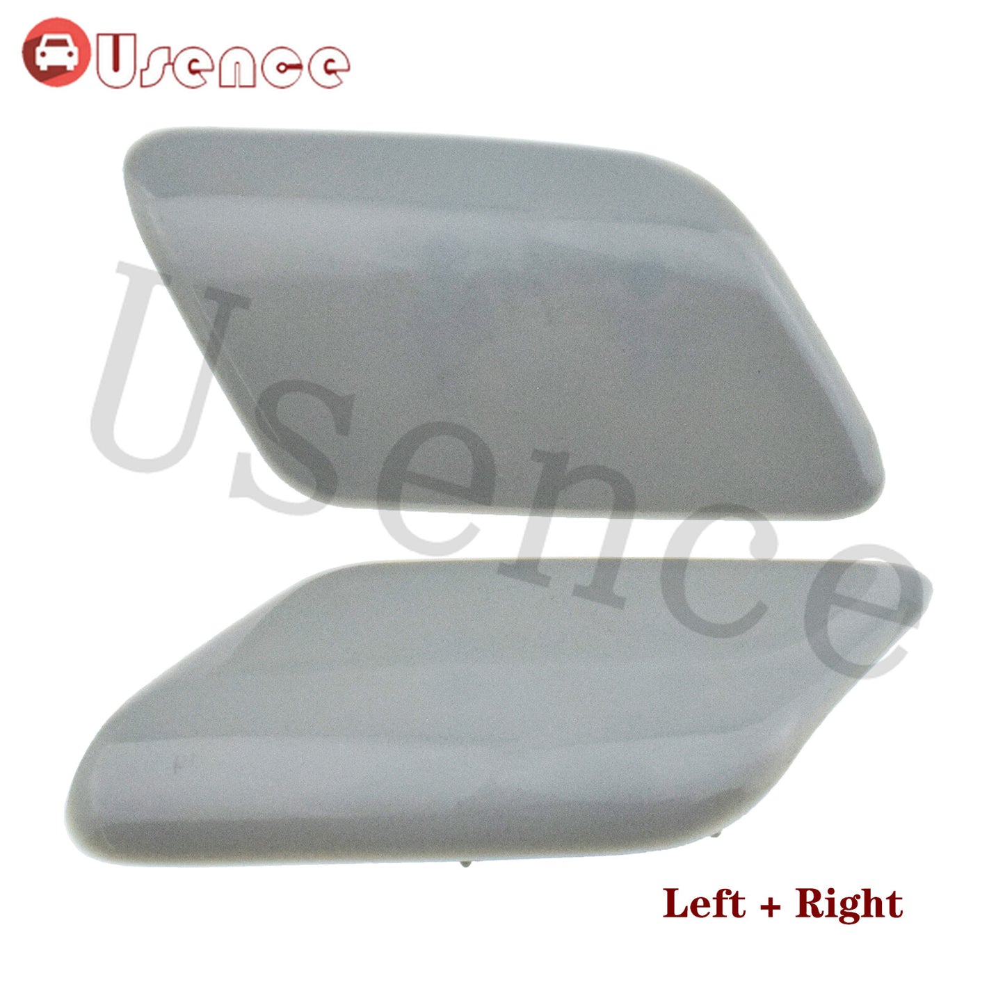 2Pcs Front Left Right Bumper Headlight Washer Nozzle Cover for Honda Accord VII