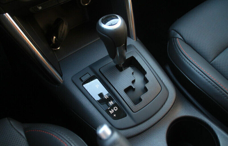 1P for Mazda CX-5 2013-2015 Red Wood Grain Center Console Gear Shift Frame Trim
