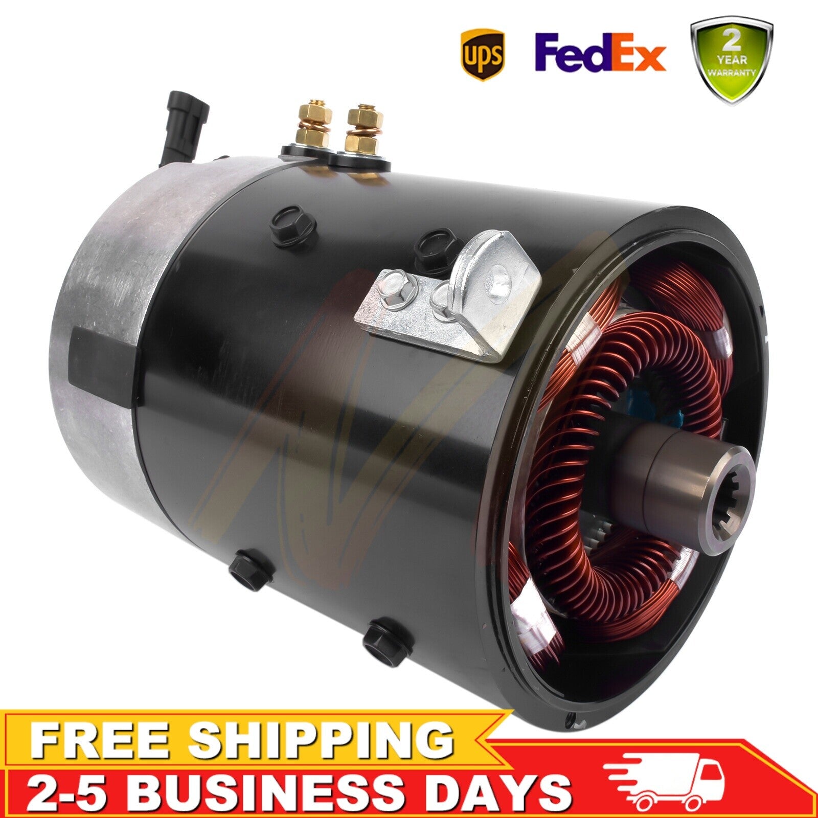 Carts 48 Volt Stock Replacement IQ/i2 Excel Motor for Club Car for Golf Cart 1996-Up Q