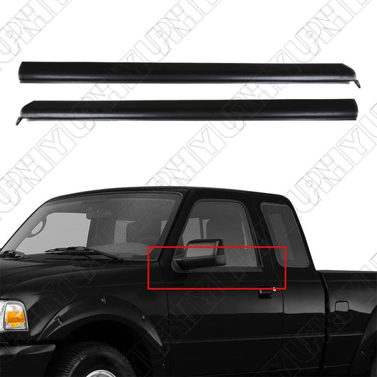 2pcs Front Outer Window Molding Trim Weatherstrip Seal for Ford Ranger 1999-2011