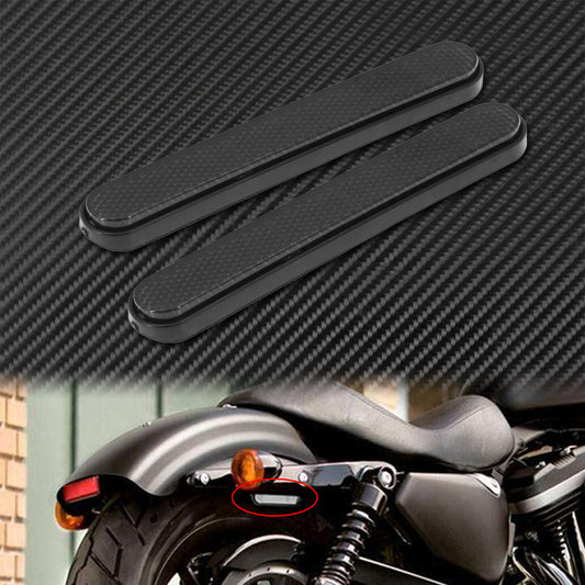 Amber Front Rear Reflector Sticker Saddlebag Latch Lower Fork Fit For Sportster Q