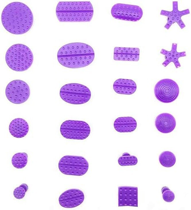 Paintless Dent Fix Tools 24pcs Glue Pulling Tabs Auto Body Paintless Dent Repair v