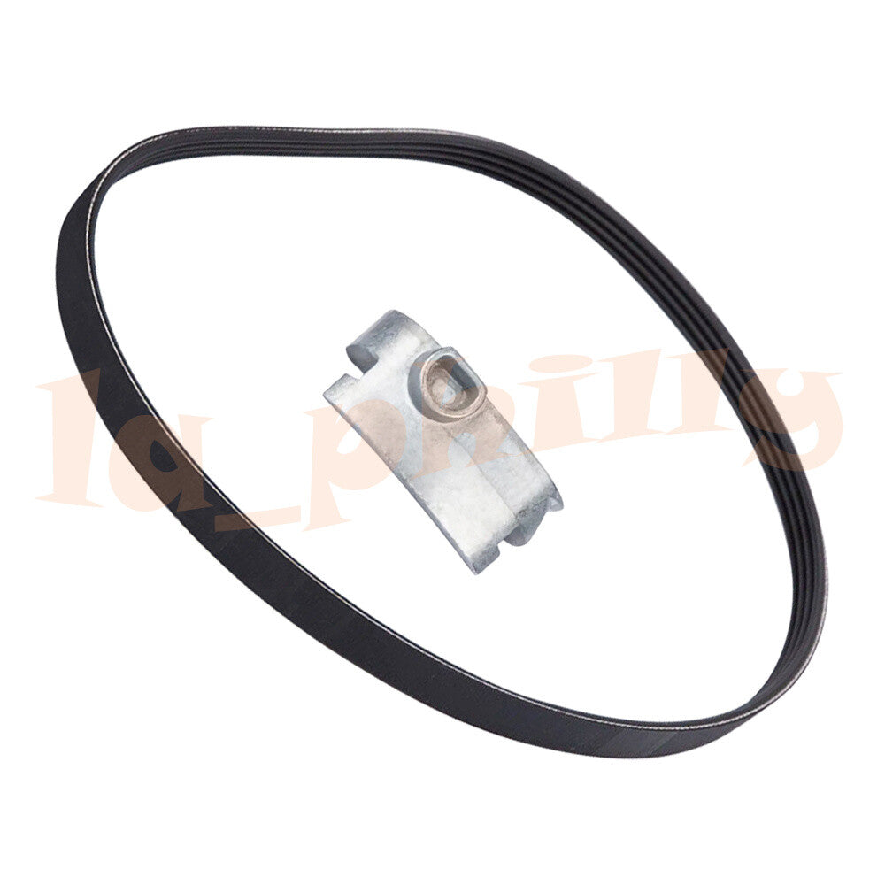 Air Conditioning Accessory Drive Belt Kit Black for Silverado Tahoe for Sierra Yukon Q