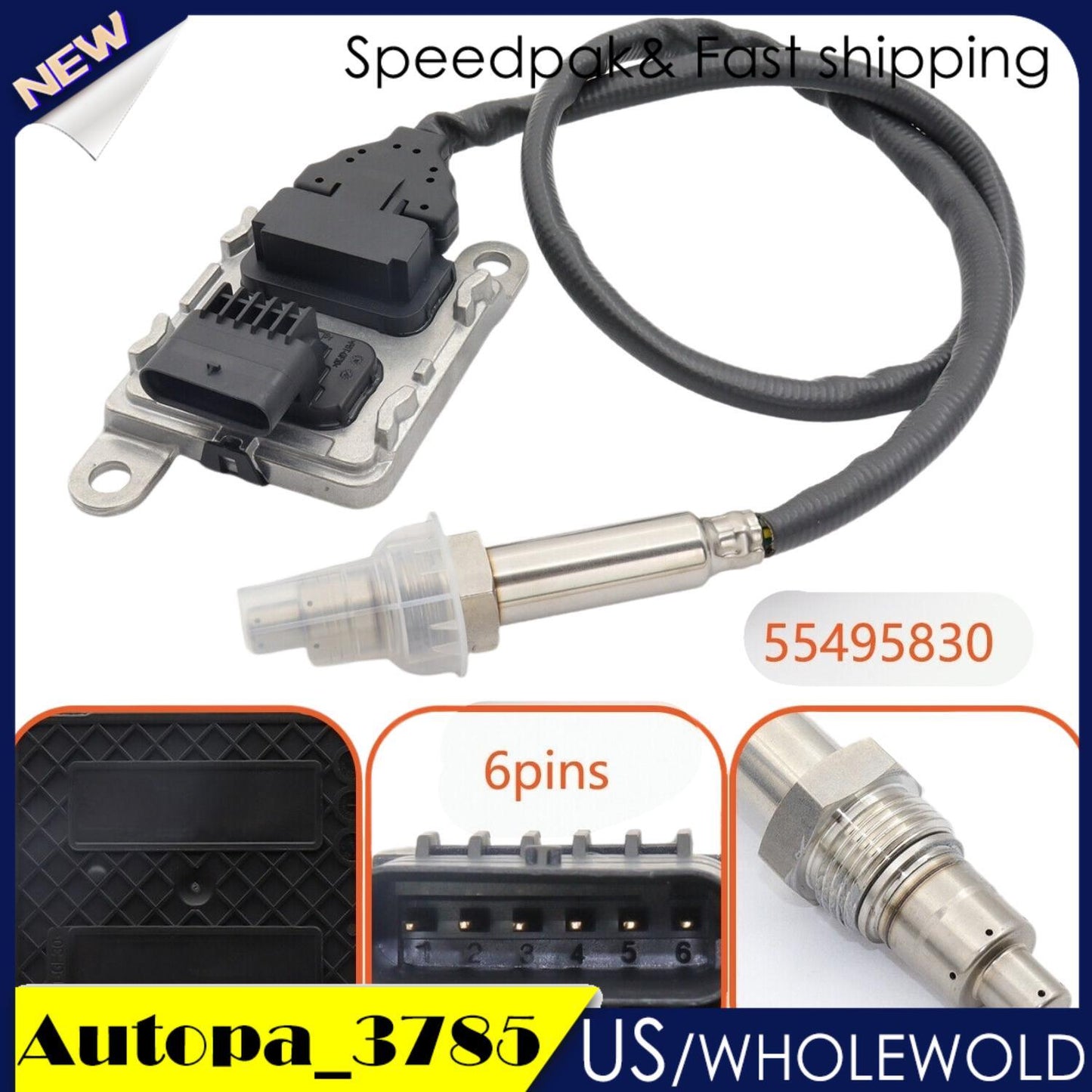 Front Nox Sensor 55495830 55515864 for Chevrolet Equinox for GMC Terrain 2018 2019