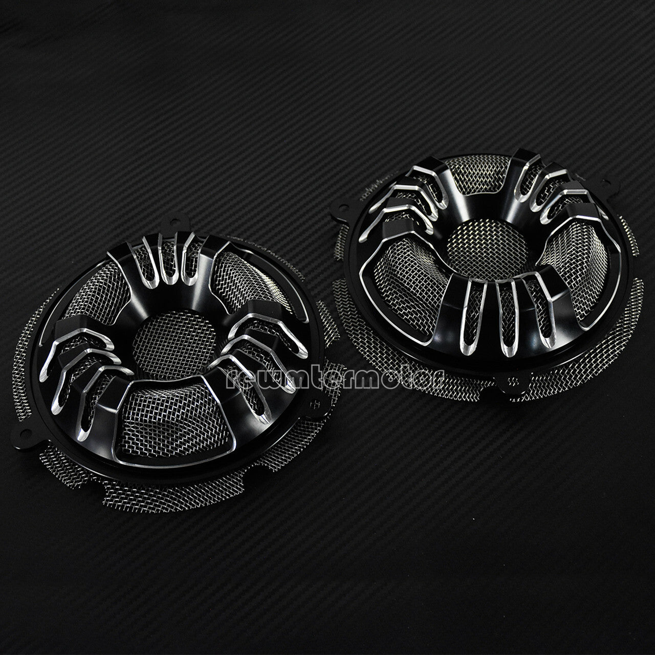 Front Speaker Grill Masks Cover Fit for Harley Touring FLHTKL CVO FLHX 2014-2019