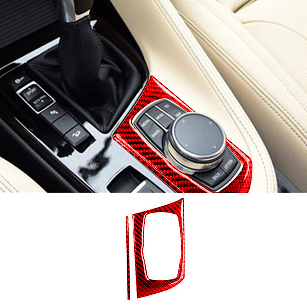 2Pcs Dashboard Air Vent Frame Trim Cover Carbon Fiber for Honda S2000 2000-2009 v