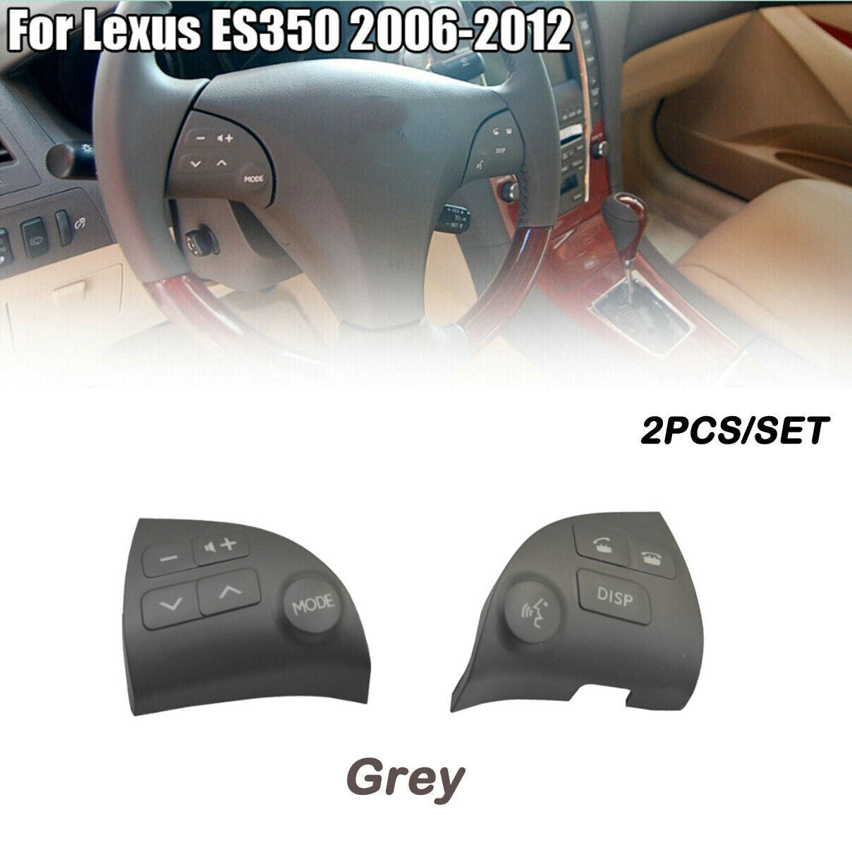 A pair of gray sunshade fixing clip brackets suitable for Murano Teana New- v