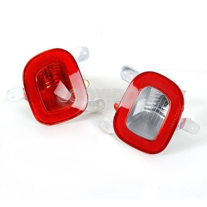 for Jeep Renegade 2015-2018 Rear Bumper Reflector Tail Lamp Stop Light 1 Pair v