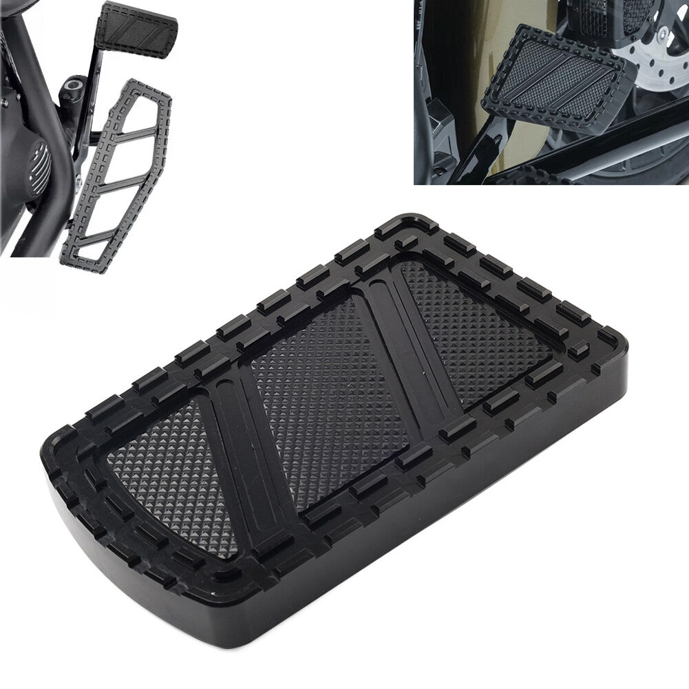 CNC Riot Brake Pedal Large Pad Cover for Harley Touring Road King Softail Dyna