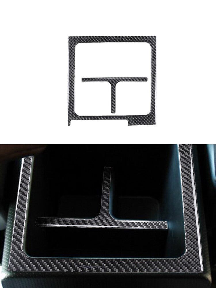 Red Central Control Vent Trim Cover Carbon Fiber For COBALT 2005-2010 v