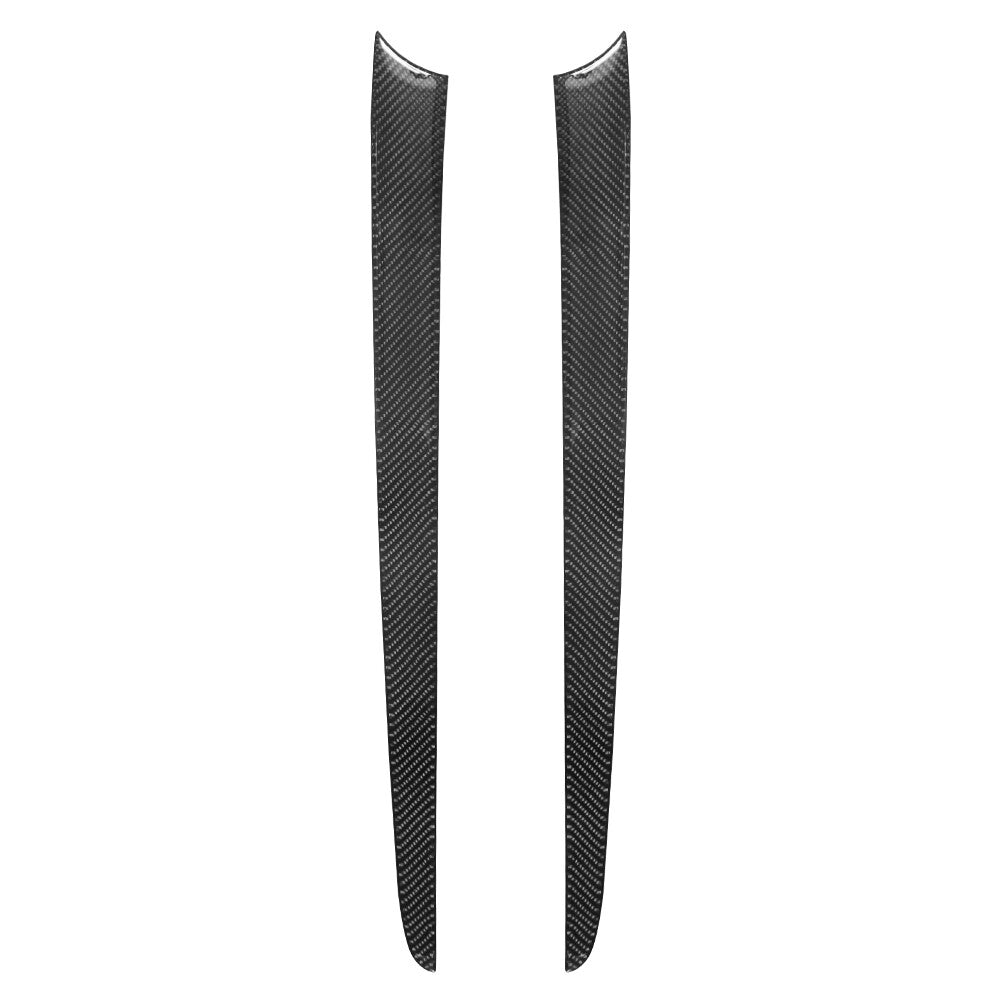 2Pcs Carbon Fiber Interior Gear Shift Cover Trim for Mazda MX-5 Miata 2009-2015 v