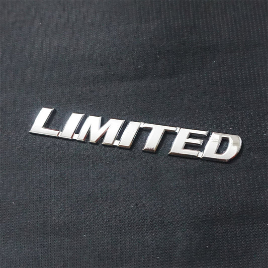 1x Silver Chrome New LIMITED High Metal Decal Sticker Badge Emblem Engine Fender Q