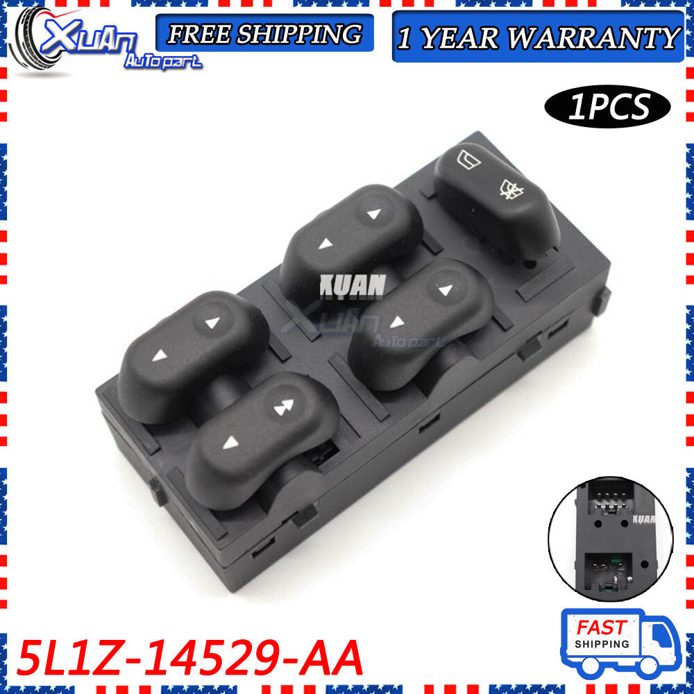 5L1Z-14529AA Power Master window switch for Crown Victoria Expedition v