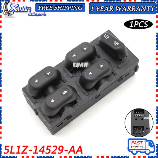 5L1Z-14529AA Power Master window switch for Crown Victoria Expedition v