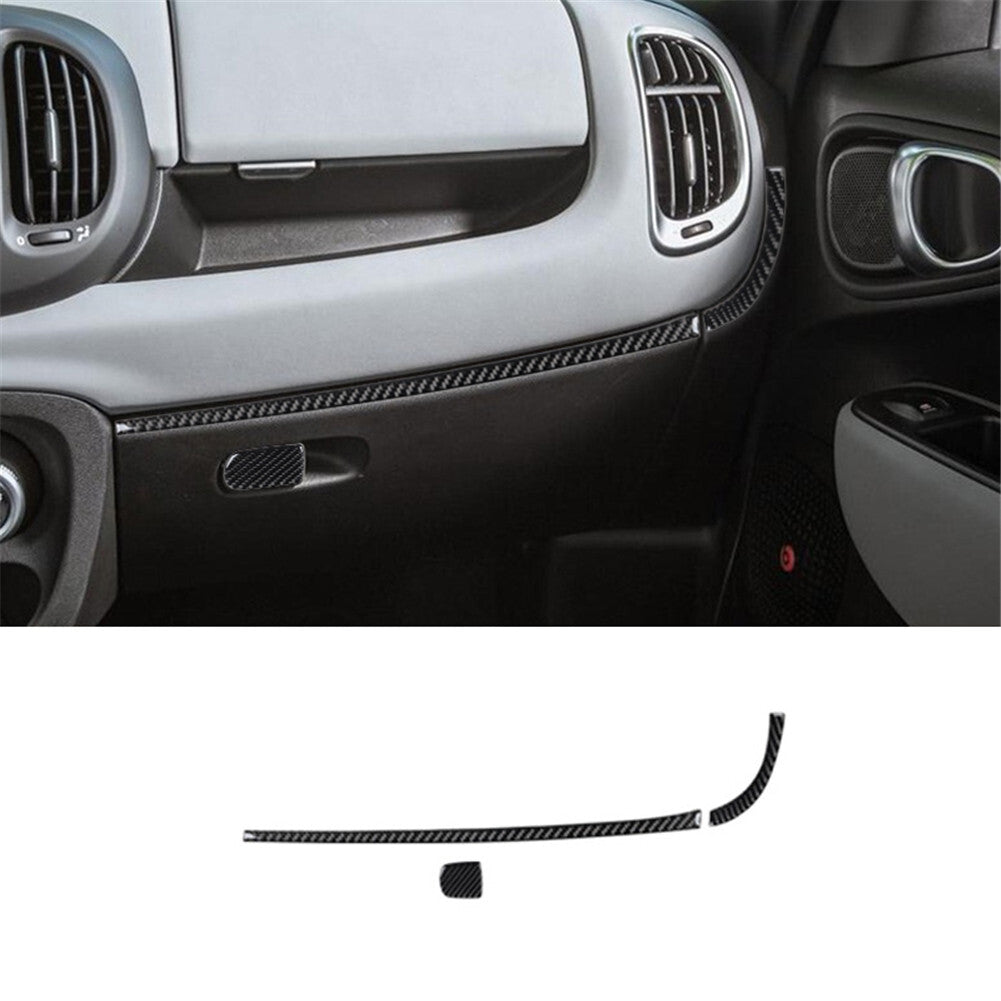 Red Carbon Fiber Manual Gear Shift Panel Cover Trim For Sonic 2012-16 v