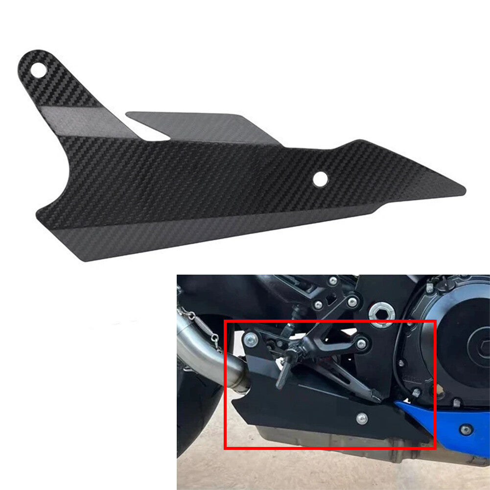 Carbon Fiber Heat Shield Exhaust Cover Guard for for SUZUKI GSX-S1000 15-23