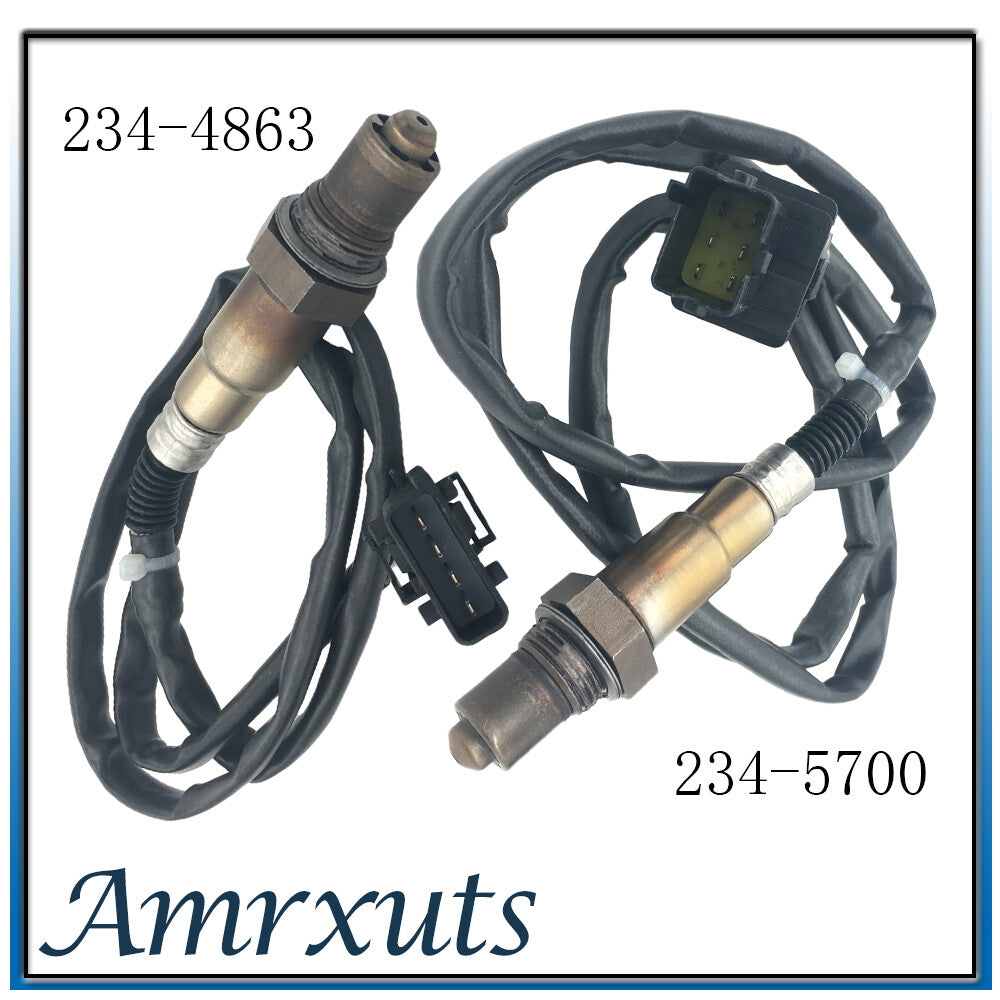 Two Up+Downstream oxygen sensors suitable for Volvo C70 2000-2004 and S60 2001-2003 (2.3L and 2.4L). n