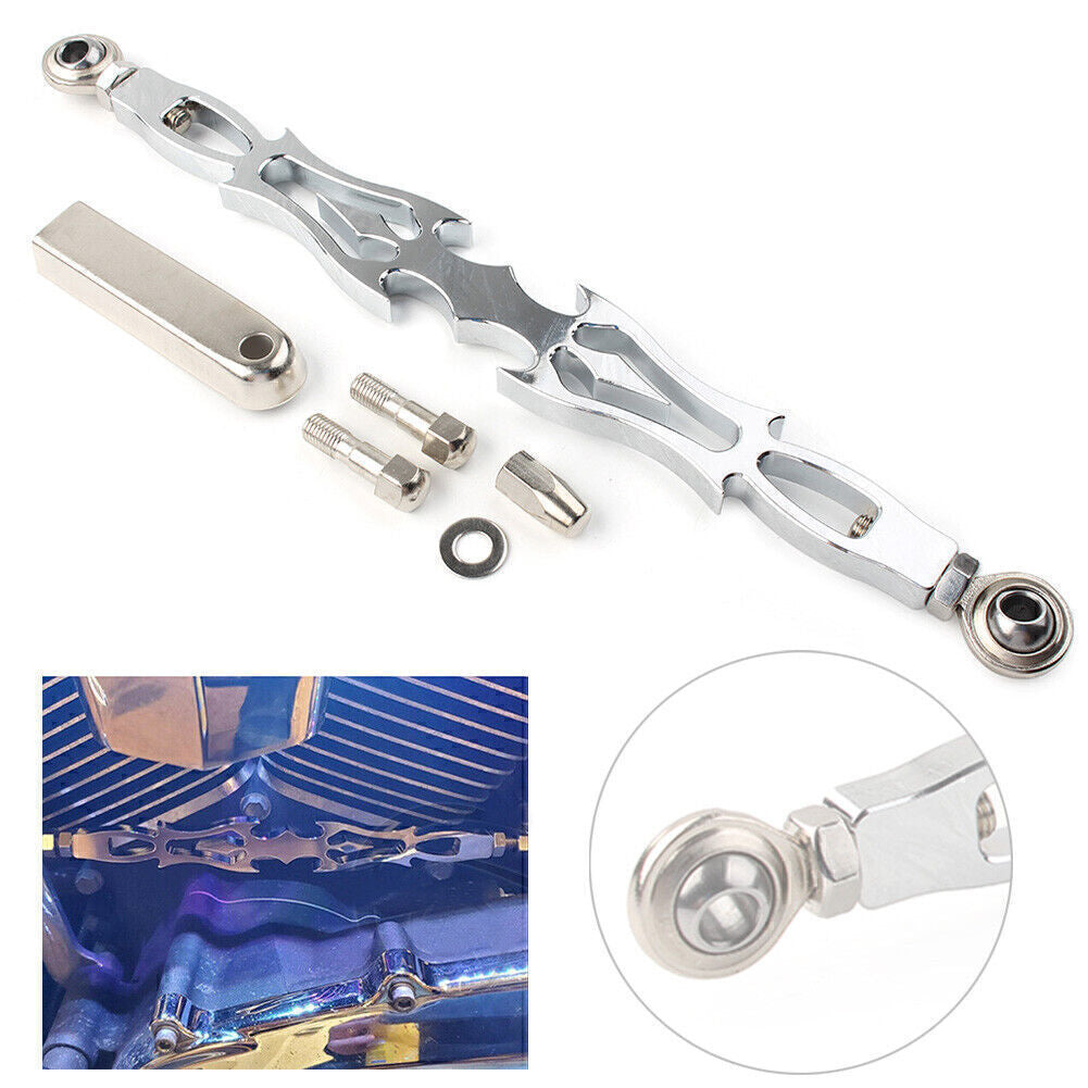 Chrome Spear Shift Linkage Shifter Link for Harley Softail Electra Glide FLSTC Q